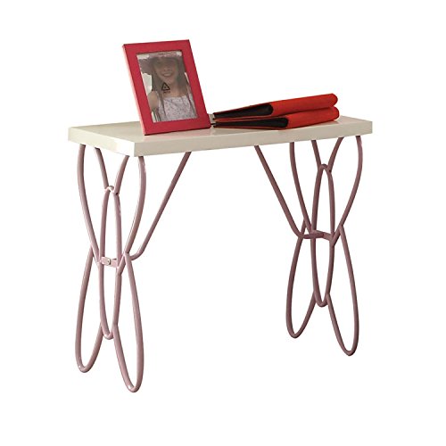 ACME Furniture 30538 Priya II Nightstand, White & Light Purple