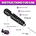 Mumu Sugar Wand Massager Powerful, Cordless Rechargeable Wand Massager with 8 Powerful Speeds and 20 Modes Electric Waterproof Personal Massager Wand for Back Neck Shoulder Legs