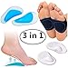 Arch Support Set, Compression Braces Sleeves, Shoe Cushions Insoles, Forefoot Pads for Flat Feet, Plantar Fasciitis, Relieve Foot Pain for Women and Men