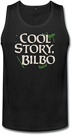 Graphic Men's Cool Story, Bilbo Black XXL Tank-top