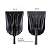 ORIENTOOLS Dismountable Snow/Garden long Shovel with D-Grip Handle, Suitable for Scooping Snow, Grains and Seeds (14