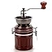 3E Home Manual Canister Ceramic Burr Coffee Mill Grinder, Stainless Steel Top and Ceramic Body
