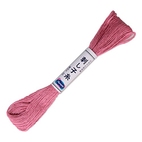 Olympus Sashiko 20m Skein Rose Pink thread