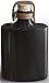 Ceramic Flask, Glass Flasks For Liquor, For Men and Women, Alcohol Drinking Hip Flask, Groomsmen Gift - Black