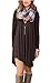 DEARCASE Women's Irregular Hem Long Sleeve Casual T Shirt Flowy Short Dress Coffee XL