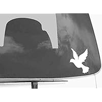 White Dove Car Decal - Dove Macbook Decal - Bird Sticker Removable Vinyl Skin for Apple Macbook Pro Air Mac Laptop - G026