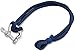 Edforce Stainless Steel Navy Blue Nautical Men's Women's Shackles Screw Tactical Rope Cord Wrap Cord Wristband Bracelet Cuff