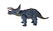 Dinosaur Planet Remote Controlled Battery Operated RC Toy Triceratops Figure w/Shaking Head, Walking Movement, Light Up Eyes & Sounds