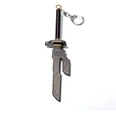 JJK Fushiguro Toji-Inspired Keychain – Engraved Cursed with Coiled Handle – Dark Anime Gift for JJK Fans