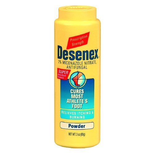 Desenex Antifungal Powder, Cures Athlete’s Foot, 2% Miconazole Nitrate 3 oz (85 g)(Pack of 1)
