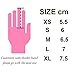 PGM Women's Golf Glove One Pair, Improved Grip System, Cool and Comfortable (White Pink, S)