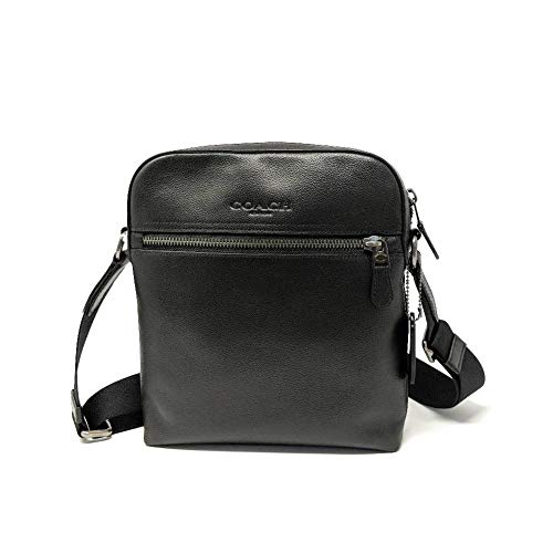 Coach Houston Flight/Messenger Bag Smythe Leather (Black) Pricepulse