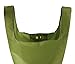 HOMMLOVE Reusable Grocery Bags Set of 5, Grocery Tote Foldable into Attached Pouch, Ripstop Polyester Reusable Shopping Bags, Washable, Durable and Lightweight (Moss)