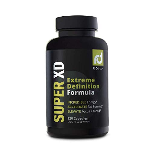 Weight Loss Pills - Fat Burner Supplement - Super XD Thermogenic Energizing Appetite Suppressant - Extreme Definition Formula with Green Coffee and Green Tea Extract - 120 Capsules - Easy to Swallow
