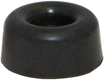 ABH Rubber Door Stop, 22 x 10 mm Black
