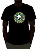 Emazing Lights Kaleidoscope DJ Dank Head Sound Activated Light Up Rave Shirt