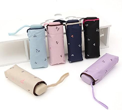 Mini Folding Umbrella Rain Parasol Cheap Fashion Cute Umbrellas Portable Windproof Anti Uv Sunscreen Quality Business