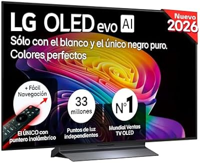 OLED48C64LA - Smart TV OLED EVO AI 48" 4K Sin Reflejos 98.9%, 2026