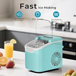 Countertop Ice Maker – 8 Bullet Ice