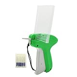 LNKEY Tag Lables Gun Price Tagging Clothing Machine Labeler Tool for Retail Brand Sticker Name Shirt Fashion Trade Shop Store Tags Gun 5 Replacement Needles 1000 Stitching Yarns (Office Product)