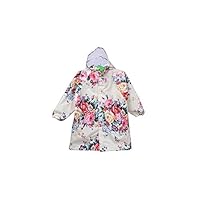 Kids Raincoatflower Children Raincoat Girls Poncho Baby Waterproof Poncho Kids Rainwear,Flower,XL