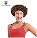 70s Brown Afro Disco Wig Costume Brothers Dustin Seth Costume Wig Costume Accessory - One Size