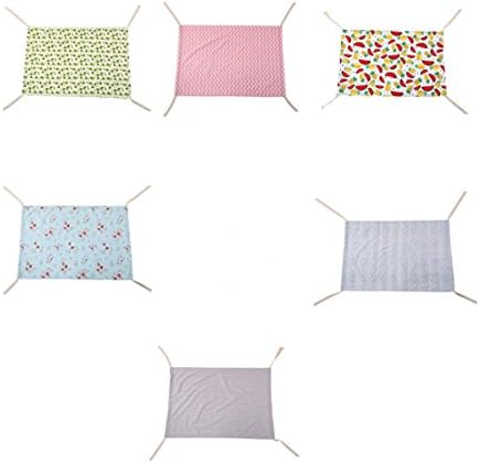 unigds Newborn Baby Hammock Swing Bed Safe Sleep Bed Removable Portable Crib Bed Kit (Leaf)