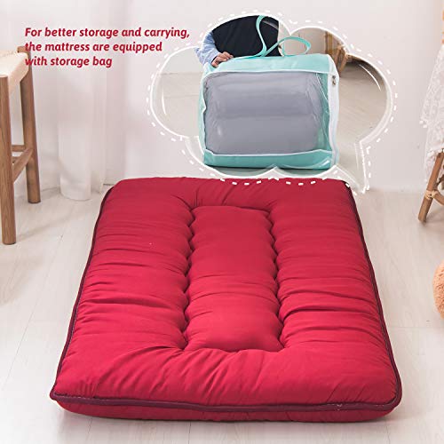 YOSHOOT Portable Toddler Travel Bed, Kids Memory Foam Floor Mattress