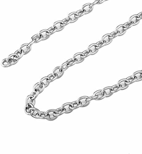 Amazon J ステンレス チェーン パーツ 切り売り 量り売り 材料 部品 Diy 8 0mmx6 0mmあずき 小豆 ステンレスチェーン 10cm単位 鎖 シンプル キーチェーン ボディピアス 通販