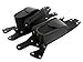 Senkauto Leather Left Right Side Saddlebag Guard Bag with Water Drink Bottle Holder for 1983-2017 Harley Electra Street Tri Glide Touring Bikes