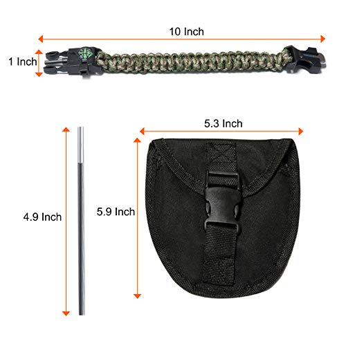 Pocket Chainsaw,36 Inch 24 Teeth Long Hand Saw Chain With Paracord