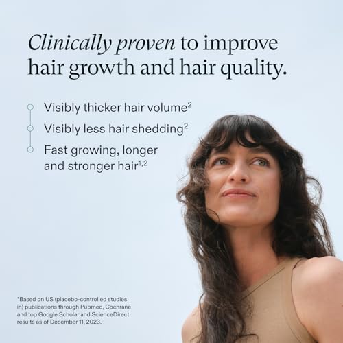 Nutrafol Women's Hair Growth Supplements, for Women Ages 18-44, Clinically Proven Hair Supplement for Visibly Thicker and Stronger Hair, Dermatologist Recommended - 1 Month Supply, 1 Refill Pouch
