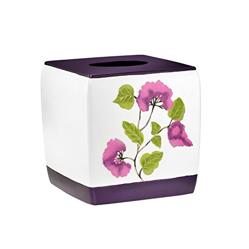 Popular Bath Tissue Box, Jasmine Collection, Plum