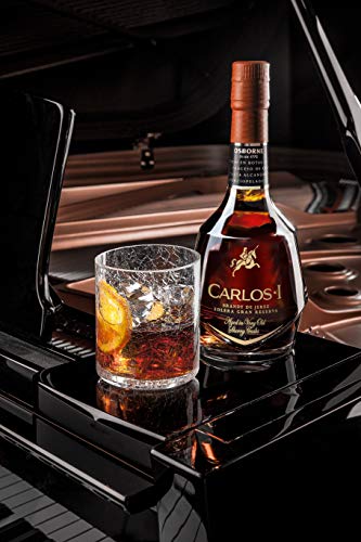 CARLOS I Brandy aus Jerez Solera Gran Reserva | Hergestellt aus Trauben nach dem Criadera- und Solera-Verfahren und gereift in alten Jerez-Fässern. Alkoholgehalt: 40 %. Flasche: 70 cl. – Bild 8