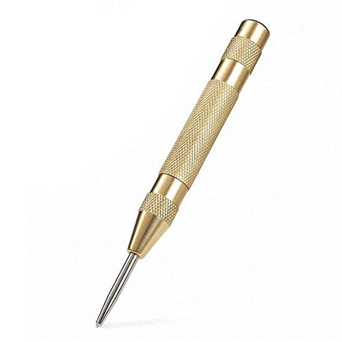 UTP New 5 Automatic Center Pin Punch Spring Loaded Marking Starting Hole Tool Gold L15