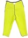 CROSS1946 Women's Slimming Pants Bra Hot Thermo Neoprene Sweat Sauna Body Shapers for Weight Loss,Black/Yellow 3XL