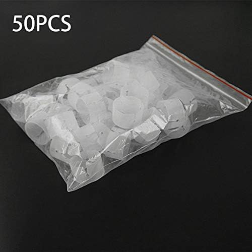 Heaviesk 50pcs Balloon Rings Plastic Lock Buckle Balloon Buckle Arch Folder Convenient Clip Connector Balloon Accessories