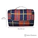Pratico Outdoors Large Picnic and Outdoor Blanket, 60 x 80 inch, Red