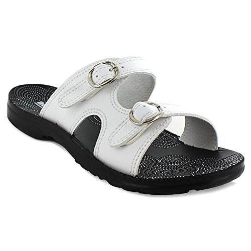 Aerosoft women s zeph sandals white 10 m us/40 uk