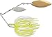 Terminator T1 Spinnerbait-Willow/Willow ,Nickel/Gold Blade (Chartreuse White Shad, 1/2-Ounce)