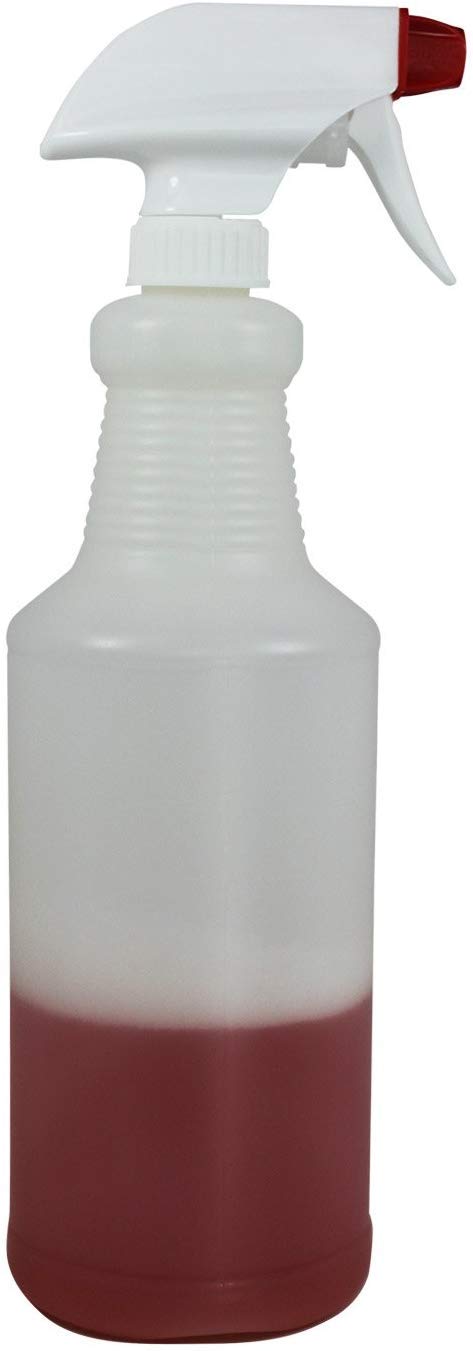 Pinnacle Mercantile Plastic Spray Bottles Leak Proof Technology Empty 32 oz Pack of 3 Made in USA: Industrial & Scientific