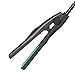 BERTA 0.5 in Mini Hair Straightener Ceramic Tourmaline Hair Flat Iron for Travel, Black