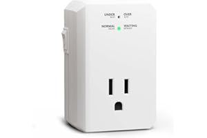 BSEED Single Outlet Surge Protector, Small Surge Protector Wall Tap with Ground Protected Light Indicators for Refrigerators, PC, TV, Xbox Series X, PS5 and Home Appliances, 15A, 1875W, 120V, 1 Pack