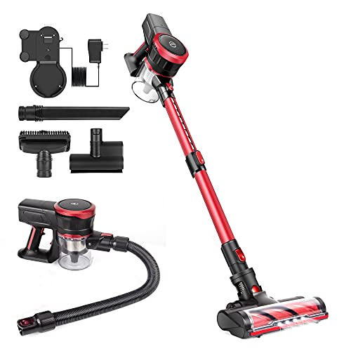 Cordless Vacuum Cleaner, 23Kpa Powerful Suction Stick Vacuums 10 in 1