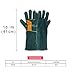Handing Workshop Welding Gloves Extreme Heat Resistant Cow Split Leather BBQ Camping Cooking Weld Gloves Baking Grill Gloves Mitts for Tig Welder Fireplace Stove Pot Holder Glove