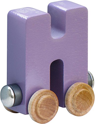 NameTrain Pastel Finish Letter Car H - Made in USA
