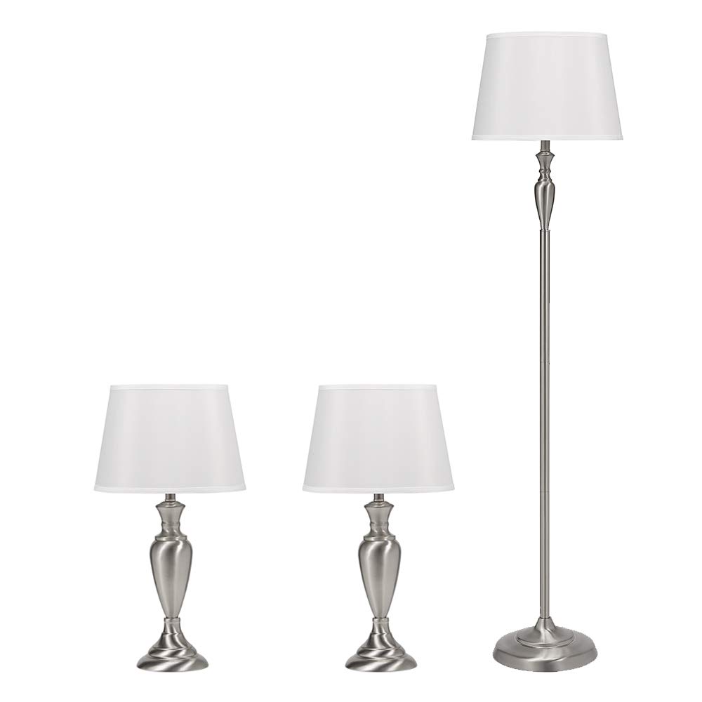 Best 3 Way Table Lamps Nickel Finish