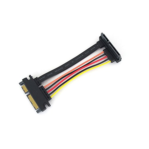 SATA III 22 Pin Right Angle Extension Cable 80 MM