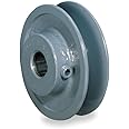 3.95" X 7/8" Single Groove Fixed Bore"A" Pulley # AK41X7/8