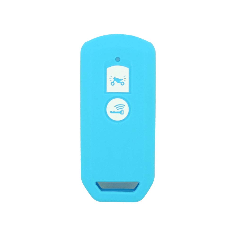 BROVACS Silicone Cover Protector Case Holder Skin Jacket Compatible with HONDA 2 Button Remote Key Fob CV2213 Light Blue